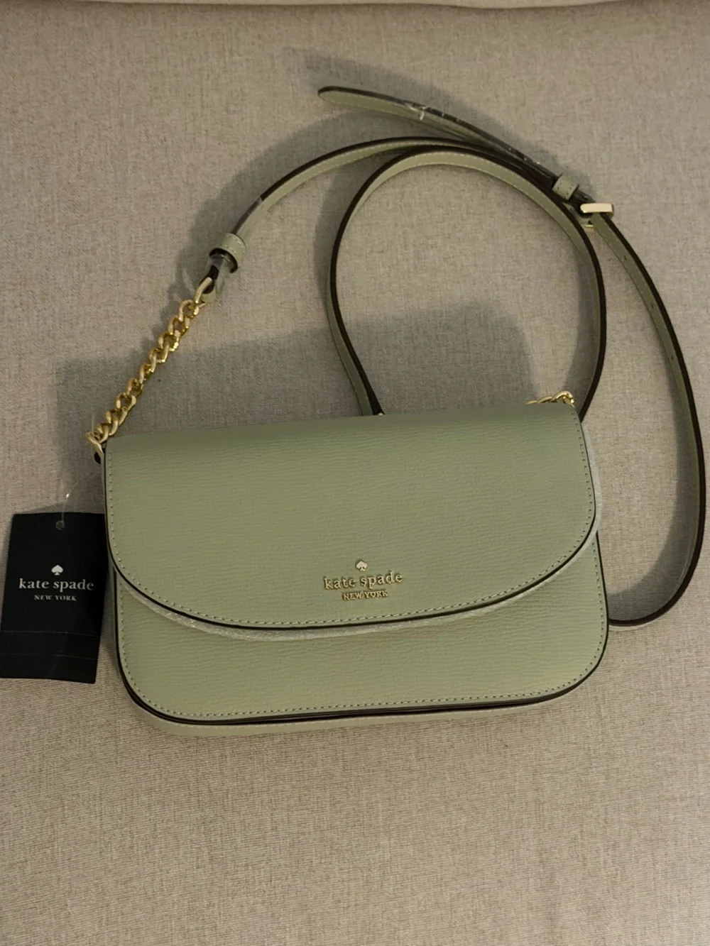 kate spade Pale Mint Leather Crossbody